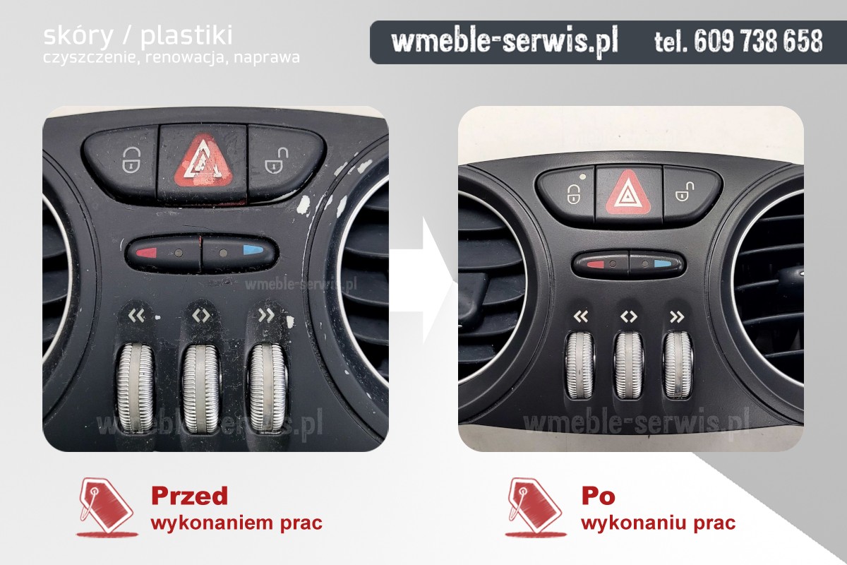 Uszkodzone powłoki lakiernicze na przyciskach - Mercedes CLK, SL i SLK