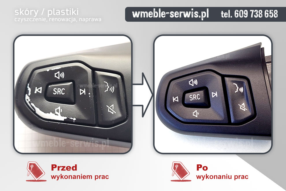 Renowacja przycisków kierownicy SCANIA