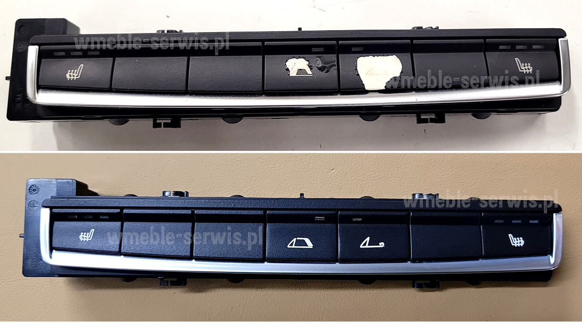 Renowacja przycisków sterowania dachem w BMW Z3